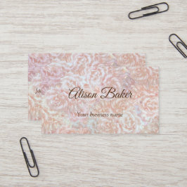  rozen in crème - Bloemen, op maat Visitekaartje