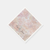  rozen in crème - Bloemen Servet (Hoek)