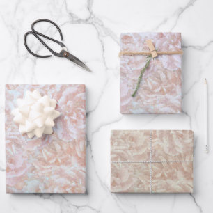  rozen in crèmekleurige kleuren - bloempatroon   inpakpapier vel