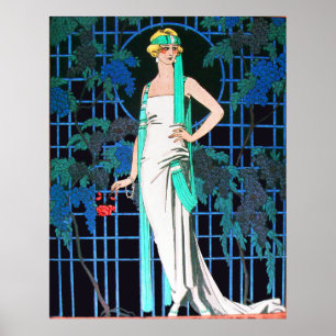 ROZEN IN DE NACHT, DE MODE MAAKT DE GROTE PARTIST  POSTER