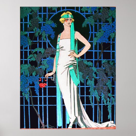 ROZEN IN DE NACHT, DE MODE MAAKT DE GROTE PARTIST  POSTER (Voorkant)