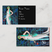 ROZEN IN DE NACHT, DE MODE MAAKT DE GROTE PARTIST  VISITEKAARTJE (Voorkant / Achterkant)