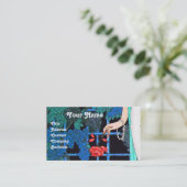 ROZEN IN DE NACHT, DE MODE MAAKT DE GROTE PARTIST  VISITEKAARTJE (Staand voorkant)