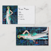 ROZEN IN DE NACHT, DE MODE MAAKT DE GROTE PARTIST  VISITEKAARTJE (Voorkant / Achterkant)