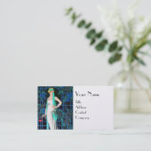 ROZEN IN DE NACHT, DE MODE MAAKT DE GROTE PARTIST  VISITEKAARTJE (Staand voorkant)