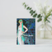 ROZEN IN DE NACHT, DE MODE MAAKT DE GROTE PARTIST  VISITEKAARTJE (Staand voorkant)