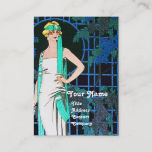 ROZEN IN DE NACHT, DE MODE MAAKT DE GROTE PARTIST  VISITEKAARTJE