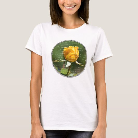 Rozen in de tuin t-shirt (Voorkant)