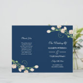  Rozen in de tuin - trouwprogramma (Staand voorkant)