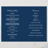  Rozen in de tuin - trouwprogramma (Achterkant)