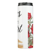 Rozen in de woestijn thermosbeker (Achterkant)