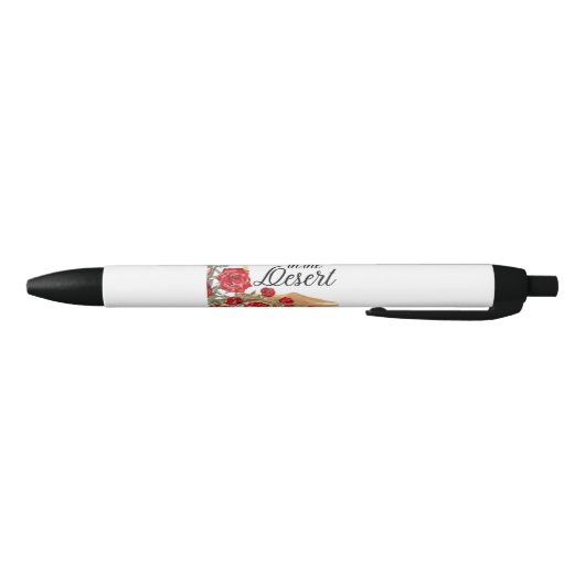 Rozen in de woestijn zwarte inkt pen (Bodem)