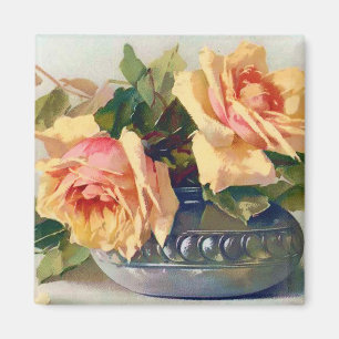Rozen in een Bowl  Art Magnet