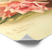 Rozen in een Bowl van Catherine Klein Poster (Hoek)