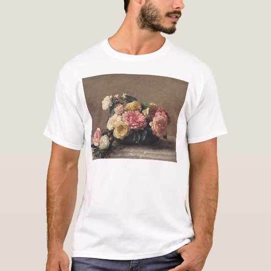 Rozen in een Dish, 1882 T-shirt (Voorkant)