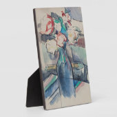 Rozen in een flesje van Paul Cezanne Fotoplaat (Zijkant)