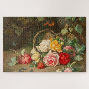 Rozen in een mandje - Josef Neugebauer Legpuzzel
