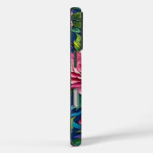 Rozen in een Moody Blue Garden Case-Mate iPhone Case (Achterkant / Rechts)