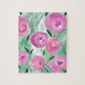 Rozen in een tuin legpuzzel (Verticaal)