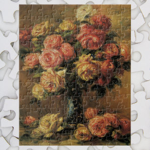 Rozen in een Vaas door Pierre Renoir Legpuzzel