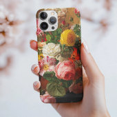 Rozen in een vaas van Aghate Pilon, Bloemenkunst Case-Mate iPhone Case
