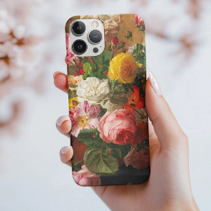 Rozen in een vaas van Aghate Pilon, Bloemenkunst iPhone 15 Pro Max Hoesje