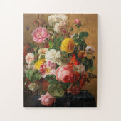 Rozen in een vaas van Aghate Pilon, Bloemenkunst Legpuzzel (Verticaal)