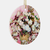  Rozen in een vaas, Van Gogh Keramisch Ornament (Rechts)