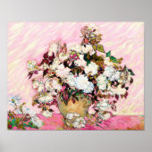 Rozen in een vaas, Van Gogh Poster (Voorkant)