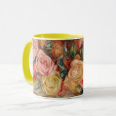 Rozen in een vaas van Pierre Renoir, Vintage Fine  Mok (Voorkant links)