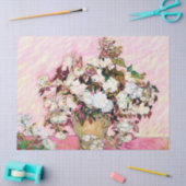 Rozen in een vaas van Van Gogh, Decoupage Tissuepapier (Craft)