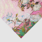 Rozen in een vaas van Van Gogh, Decoupage Tissuepapier (Detail)