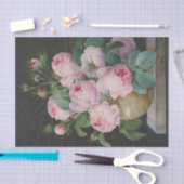 Rozen in een Vase door Pierre Joseph Tissuepapier (Craft)