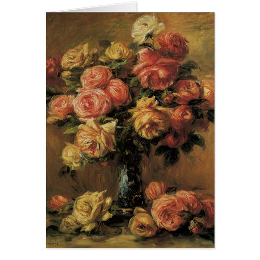 Rozen in een Vase door Pierre Renoir,  Kunst (Voorkant)