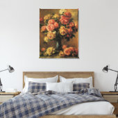 Rozen in een Vase door Pierre Renoir,  Kunst Canvas Afdruk (Insitu (Slaapkamer))