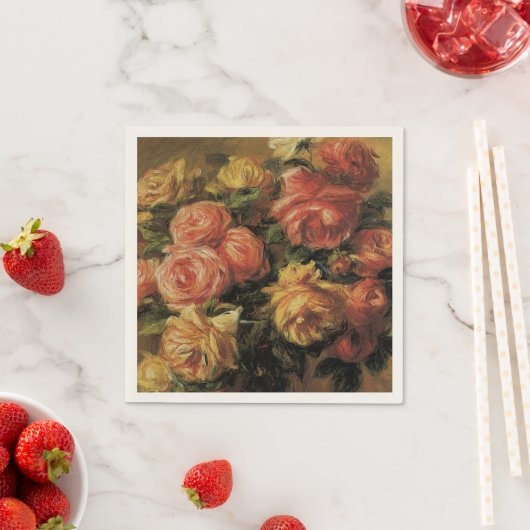 Rozen in een Vase door Pierre Renoir,  Kunst Servet (Insitu)