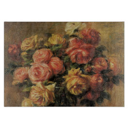 Rozen in een Vase door Pierre Renoir,  Kunst Snijplank