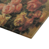 Rozen in een Vase door Pierre Renoir, Kunst Snijplank (Hoek)