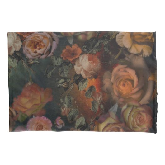 Rozen in Herfst  kleuren botanische tuin Kussensloop (Voorkant)