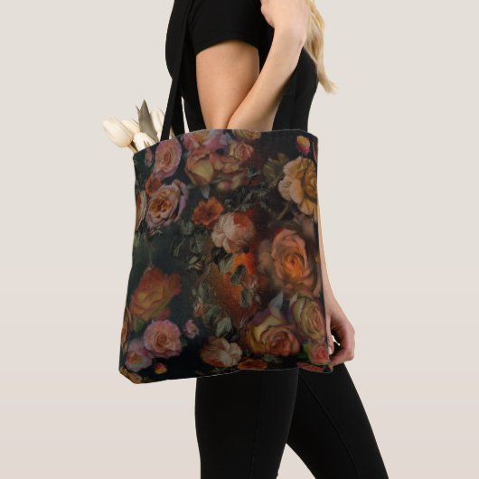 Rozen in Herfst kleuren botanische tuin Tote Bag (Dichtbij)