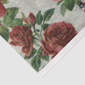 Rozen in het document van de Ontkoppeling van Bloo Tissuepapier (Detail)