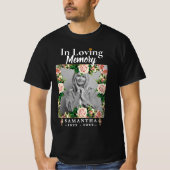 Rozen in het liefhebben van geheugen Foto verlies  T-shirt (Voorkant)