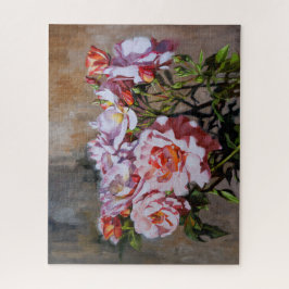 Rozen in Pavlovsk - Elegant olieverfschilderij van Legpuzzel
