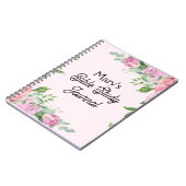Rozen in Pink Bible Study Journal Notitieboek (Linkerzijde)
