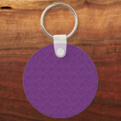 Rozen in reliëf Lavender Paars Sleutelhanger (Voorkant)