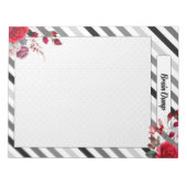 Rozen in strepen _ Brain Dump Notitieblok (Voorkant)