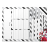 Rozen in strepen _ Disease Data Collectie Notitieblok (Voorkant)