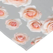 Rozen in tinten perzik en koraal tafelkleed (Gekanteld)
