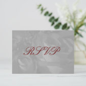 "Rozen in zwart-wit" — RSVP [a] Kaartje (Staand voorkant)