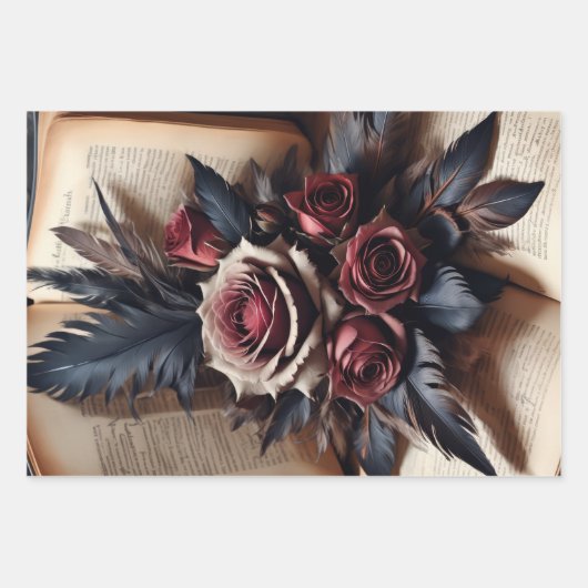 Rozen Inpakpapier Vel (Voorkant 3)